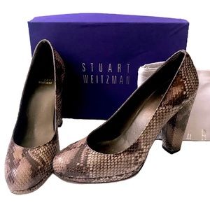 Stuart Weitzman Snakeskin Heels